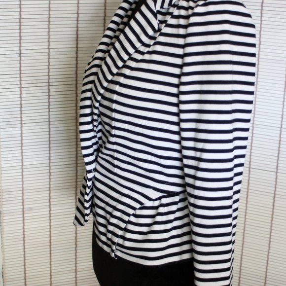 Elle Striped Peplum Blazer - Picture 2 of 4